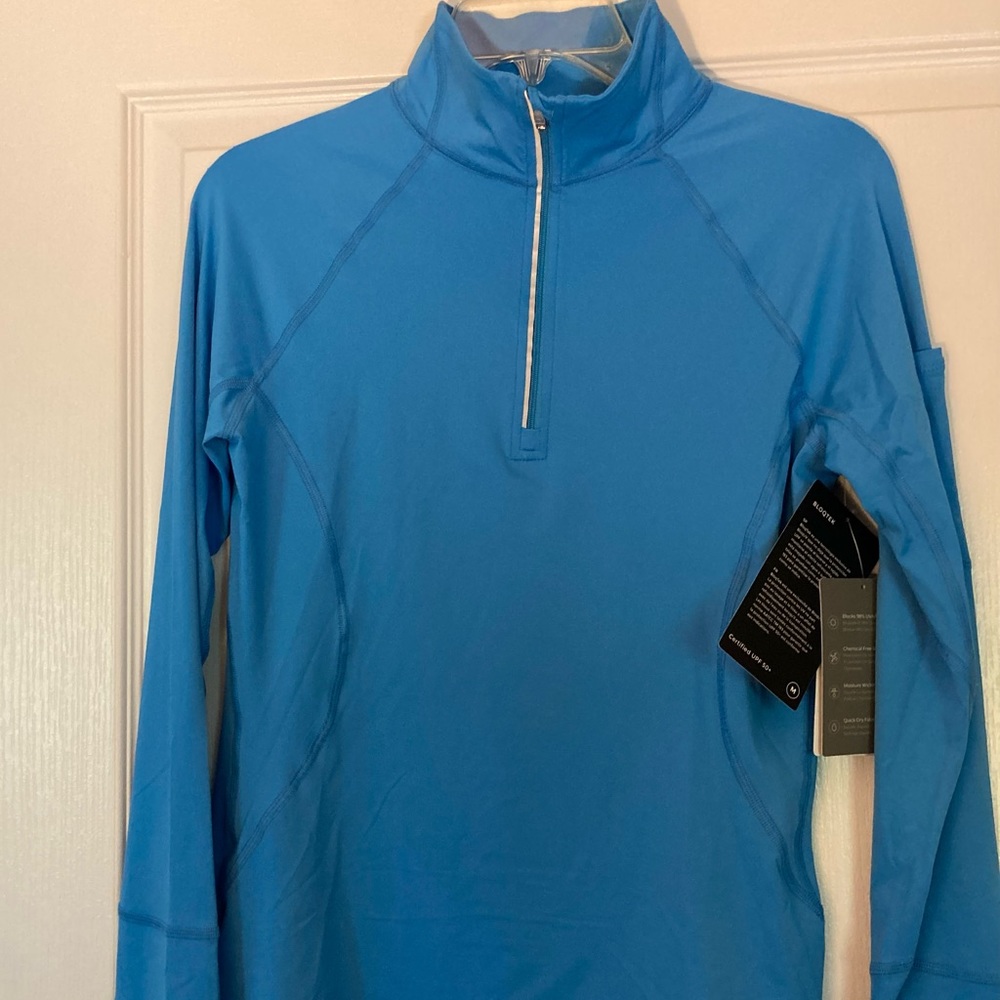 BLOQUV Mock Zip Top